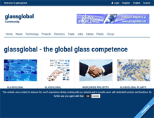 Tablet Screenshot of glassglobal.com